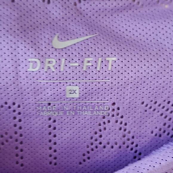 Nike Purple Running Active Athletic Logo Shirt Plus Size 2X NEW!!!! - Picture 6 of 6